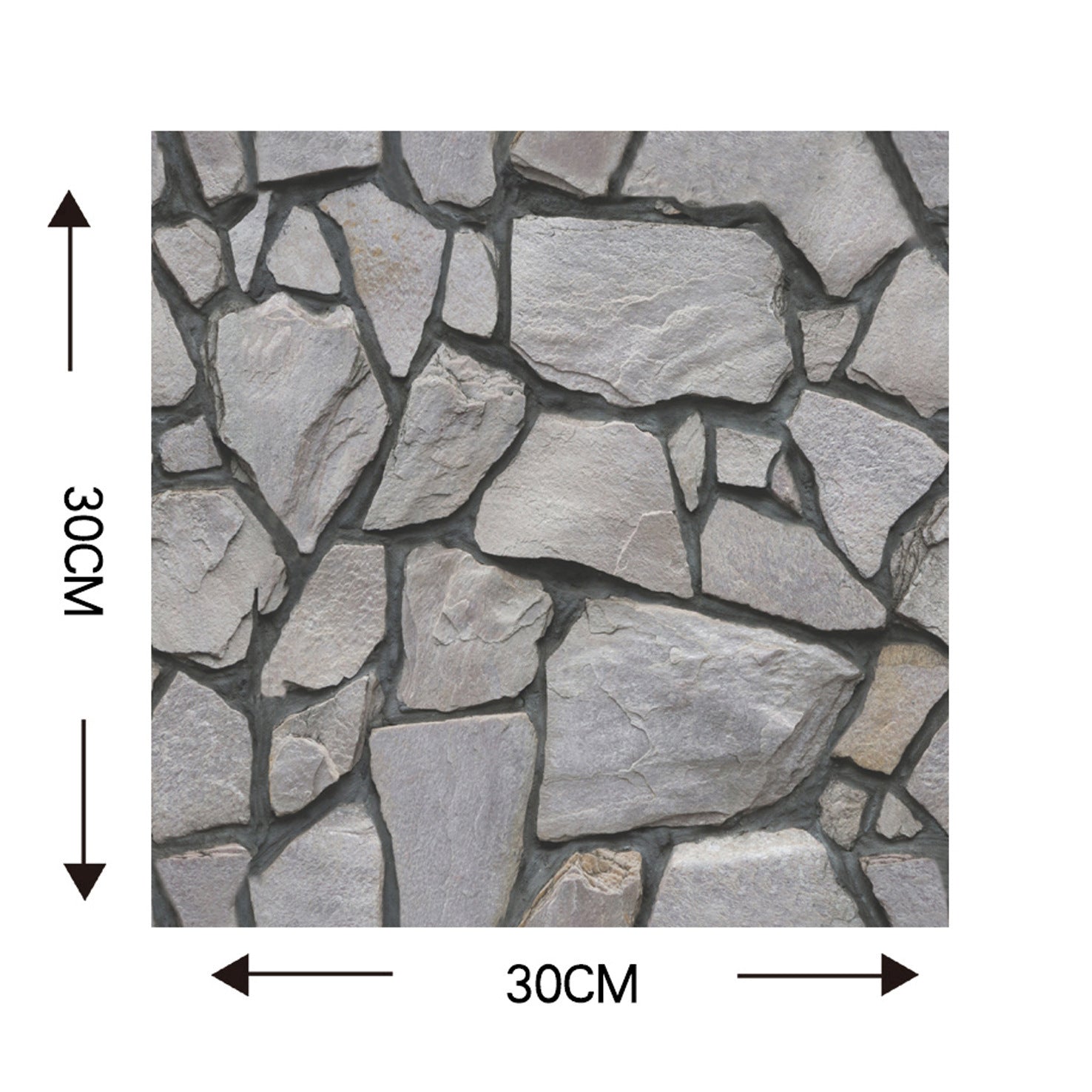 3D Tile Brick Wall Sticker Self-adhesive PVC DIY Wallpaper Home Wall Stickers