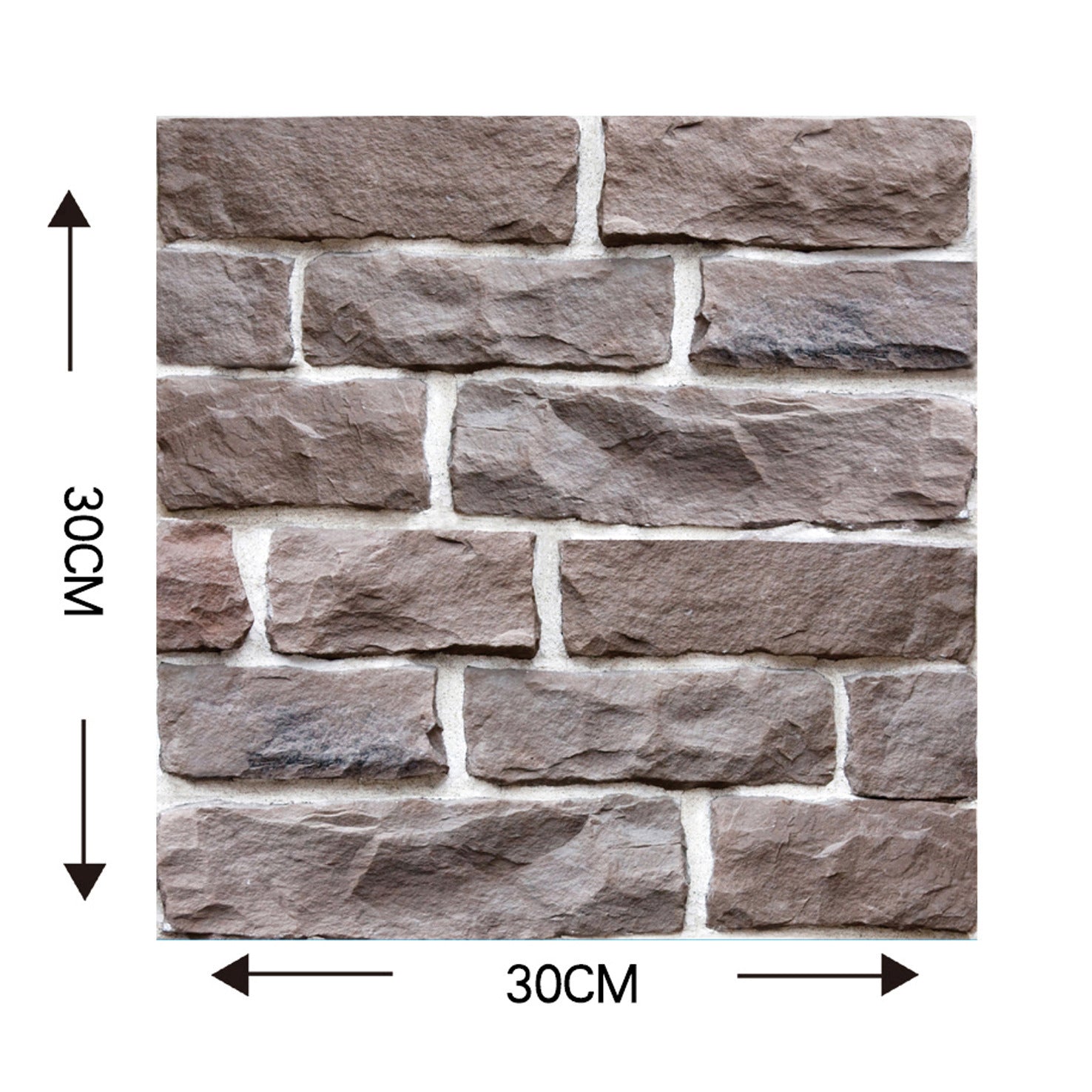 3D Tile Brick Wall Sticker Self-adhesive PVC DIY Wallpaper Home Wall Stickers
