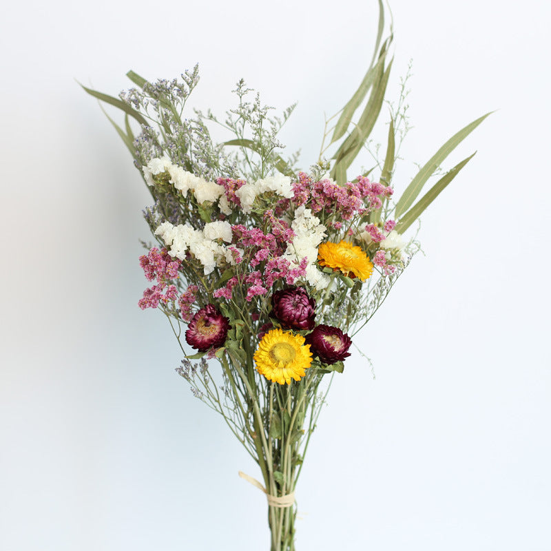 Eucalyptus Cotton Rose Dried Flower Bouquet