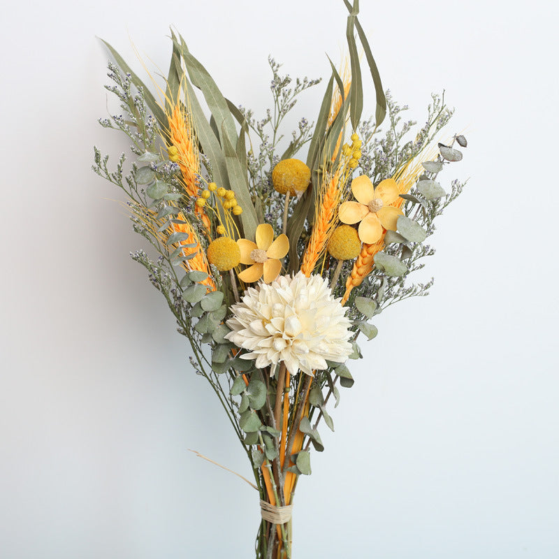 Eucalyptus Cotton Rose Dried Flower Bouquet