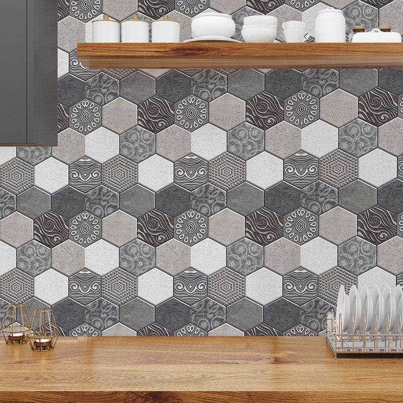 3D Tile Brick Wall Sticker Self-adhesive PVC DIY Wallpaper Home Wall Stickers
