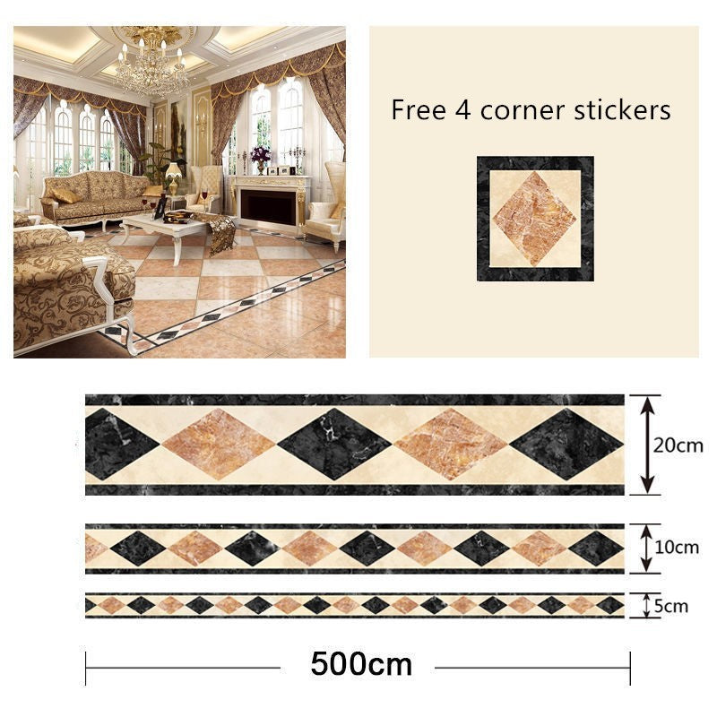 Pvc self-adhesive tile sticker